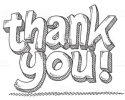 Thank you black and white thank you clipart biezumd clipartpost ...