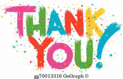 Thank You Clip Art - Royalty Free - GoGraph