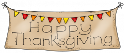 Happy Thanksgiving Clipart | holidays | Thanksgiving banner ...