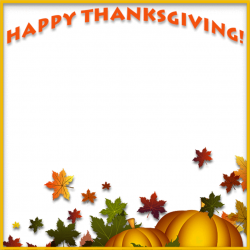 Free Thanksgiving Borders - Happy Thanksgiving Border Clip Art