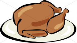 Cooked Turkey Clipart | Thanksgiving Clipart