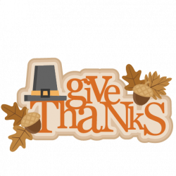 Give Thanks SVG cutting file thanksgiving svg cuts cute clip art ...