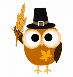 Turkey Png Clipart Image - Thanksgiving Clip Art Owl, Transparent ...