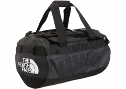Supreme The North Face Arc Logo Small Base Camp Duffle Bag Black