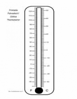Thermometer Templates Worksheets