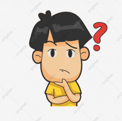 Thinking Boy, Thinking Clipart, Boy Clipart, Think PNG ...