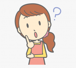 Drawing Kids Clipart - Girl Thinking Clipart Gif #1248707 ...