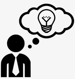 Idea Think Thinking Man Comments - Man Thinking Clipart ...