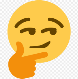 smirthinking - thinking smirk discord emoji PNG image with ...