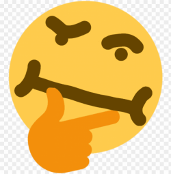 morebetterthinking - discord thinking emoji transparent PNG ...