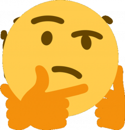 GIF emoji thinking confused - animated GIF on GIFER