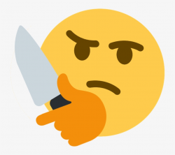 Stabs Discord Emoji - Discord Thinking Emote Transparent PNG ...