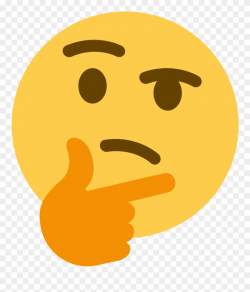 Declutter - Thinking Emoji Png Discord Clipart (#2027436 ...