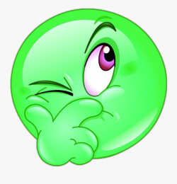 Emoji Emojis Green Slime Happy Thinking - Hesitant Smiley ...