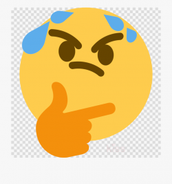 Discord Thinking Emoji Clipart Emoji Social Media Discord ...