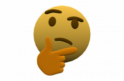 Thinking Emoji But 3d - 3d Thinking Emoji Gif | Transparent ...