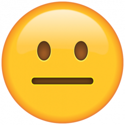 Neutral Face Emoji