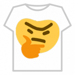 distorted thinking emoji - Roblox