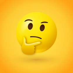 Thinking face emoji Vector | Premium Download