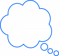 6Tyogl8gc Colorful Thinking Bubble Png - Clip Art Library