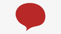Big Round Red Speech Bubble - Coloured Speech Bubble Png ...