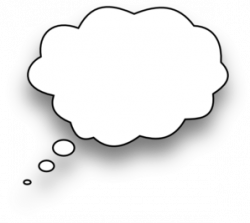 Thought bubble speech bubble clip art at vector clip art ...