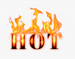 Transparent Hot Word Clipart - Fire Thumbnail Effect Png ...