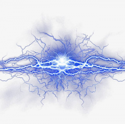 Blue Fresh Lightning Effect Element PNG, Clipart, Blue, Blue ...