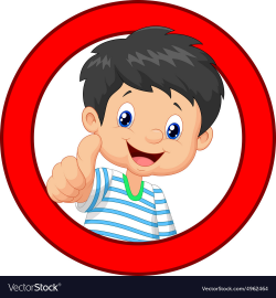 Little boy giving you thumbs up