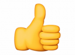 Finger Up Emoji Clipart - Thumbs Up Png, Transparent Png ...