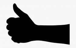 Thumbs Up Thumb Clip Art Clipart 3 - Hand Silhouette Thumbs ...