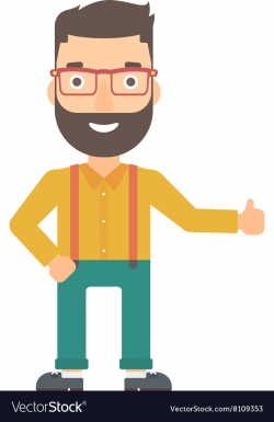 Man showing thumbs up