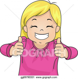 Vector Art - Thumbs up. EPS clipart gg69790331 - GoGraph