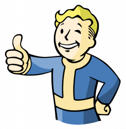 Vault Boy Thumbs Up Transparent & PNG Clipart Free Download - YA ...