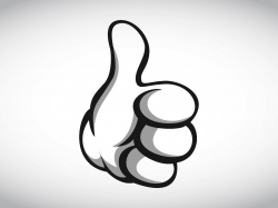 Cartoon thumbs up clipart - WikiClipArt