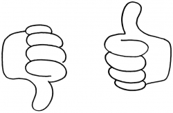 Thumbs up down clipart clip art of 9 - ClipartPost