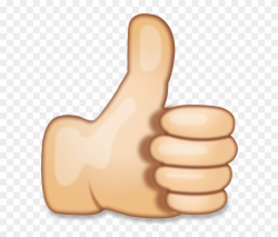 Hand Emoji Clipart Point - Thumbs Up Emoji Png, Transparent Png ...