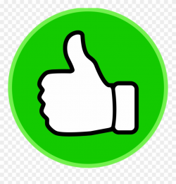 Fingers Clipart Voting - Green Thumbs Up Sign - Png Download (#36291 ...