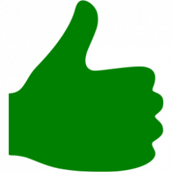 Green thumbs up icon - Free green hand icons