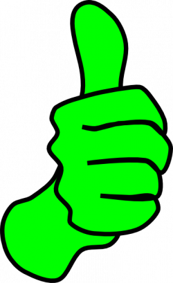 Thumbs Up Green Sand Clip Art at Clker.com - vector clip art online ...