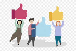 People-img - People Thumbs Up Vector Clipart (#4928465) - PinClipart
