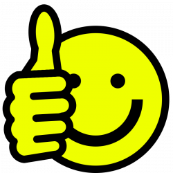 Happy face smiley face clip art thumbs up free clipart images ...