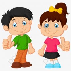 Gemini Thumbs Up Cube - Kids Thumbs Up Clipart , Transparent Cartoon ...