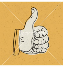 Free Vector | Retro thumbs up vector - by pashabo on VectorStock ...
