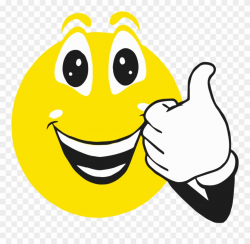 Smiley Face Clip Art Thumbs Up - Happy Thumbs Up Smiley Face - Png ...