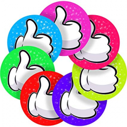 Amazon.com : Thumbs Up Reward Sticker Labels, 70 Stickers @ 1\