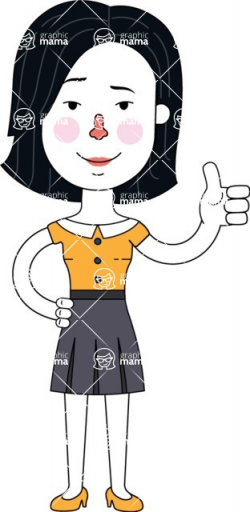 Minimalist Businesswoman Vector Character Design AKA Bethany ...