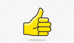 Thumb Yellow png download - 512*512 - Free Transparent Thumb png ...