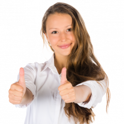 Geschäftsfrau mit daumen nach oben Kostenloses Stock Bild ...