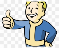 Fallout Clipart Clip Art - Vault Boy Thumbs Up Gif - Png ...